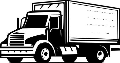 Truck, Minimalist and Simple Silhouette - Vector illustration 23557859 Vector Art at Vecteezy