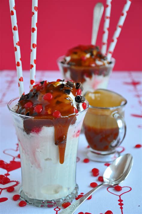 Vanilla Ice Cream Floats with Fireball Whiskey Caramel Sauce Recipe