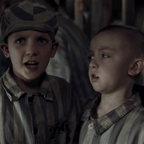 The Boy In The Striped Pajamas Bruno And Shmuel Holding Hands In The Gas Chamber