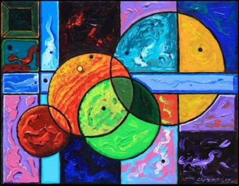 40 Abstract Painting Ideas For Beginners | Geometric shapes art, Modern ...