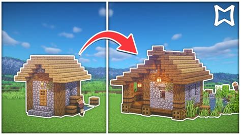 Minecraft Village Fishing hut (Fisher Cottage) Transformation | Village ...