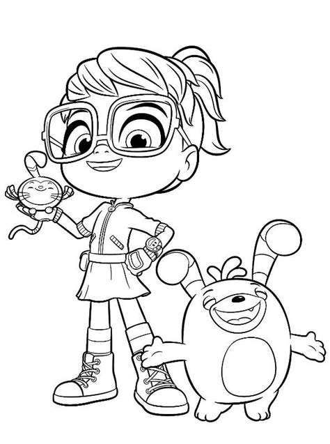 Kids-n-fun.com | Coloring page Abby Hatcher Abby Bozzly