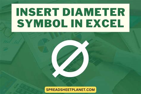 How to Insert Diameter Symbol in Excel?