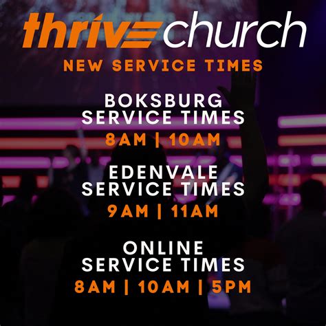 Sunday Services – Thrive Church Edenvale