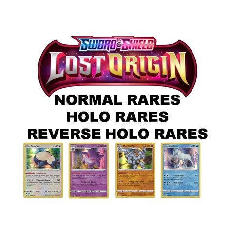 Pokemon TCG Lost Origin Pokemon Rares (Normal / Holo / Reverse Holo) | Shopee Singapore