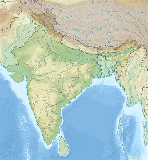 File:India relief location map.jpg - Wikimedia Commons