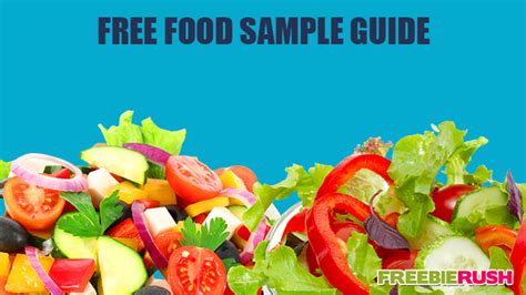 Top 5 Simple Ideas to Get Free Food Samples | FreebieRush