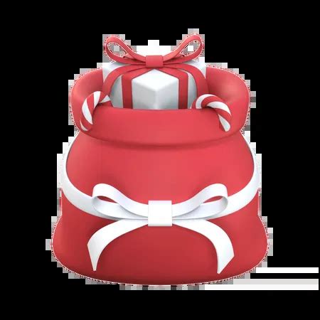 Premium Santa Sleigh 3D Illustration download in PNG, OBJ or Blend format
