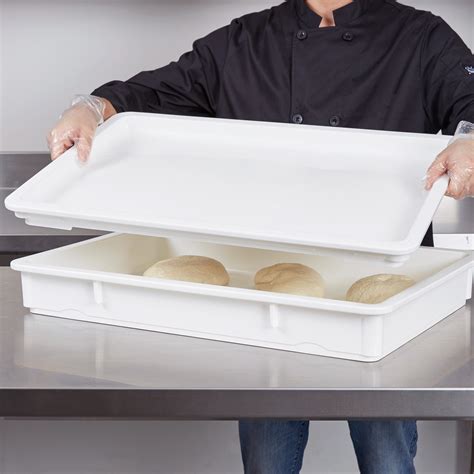 Cambro White Pizza Dough Proofing Box Lid