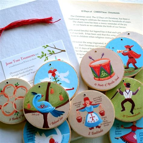 12 Days of Christmas Ornaments - Etsy