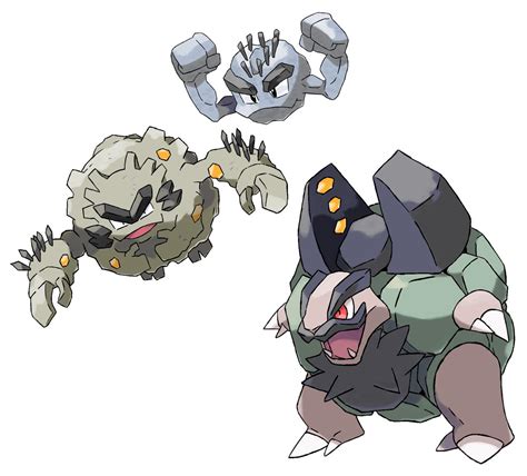 74-76 Alolan Geodude Evolution by Torathor on DeviantArt