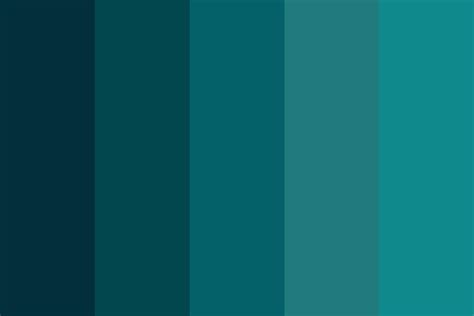 Deep Turquoise Blue Color - Html / css color name.