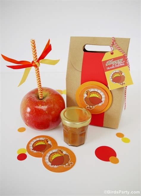 Salted Caramel Apple Favors & Recipe - Party Ideas | Party Printables Blog