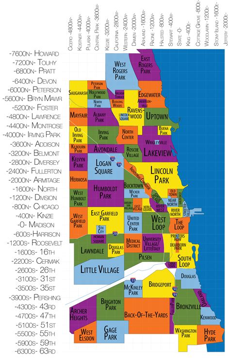 Map Of Chicago Neighborhoods North