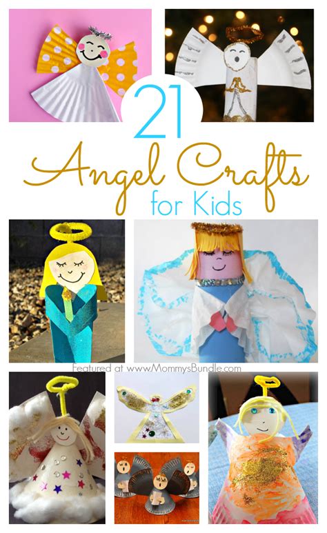 21 Angel Crafts Kids Can Make at Christmas - Mommy's Bundle