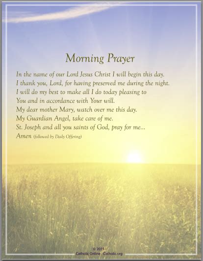 Prayers - Morning Prayer | Morning prayers, Faith and Catholic prayers