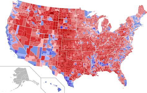 File:2016 Nationwide US presidential county map shaded by vote share.svg - Wikipedia