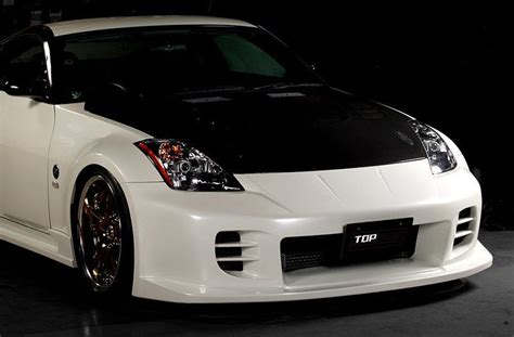 Top Secret G-Force V2 Long Nose Front Bumper for 2003-09 Nissan 350Z ...