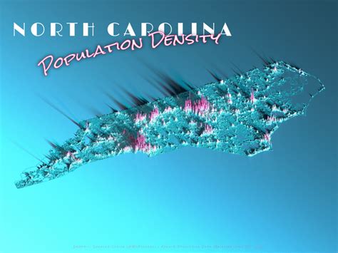 A population density map of North Carolina : r/NorthCarolina