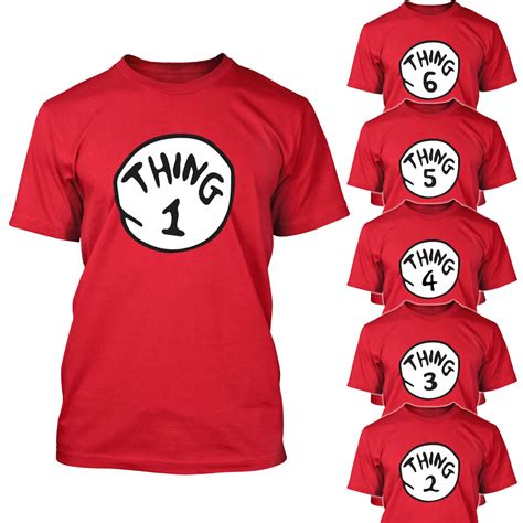 Thing 1 Thing 2 T-Shirt Dr Seuss Shirt Thing 1 2 3 T-Shirt Thing 1 Thing 2 Shirt - T-Shirts