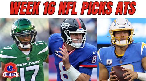 NFL Week 16 Predictions & Picks ATS | Best Bets - YouTube