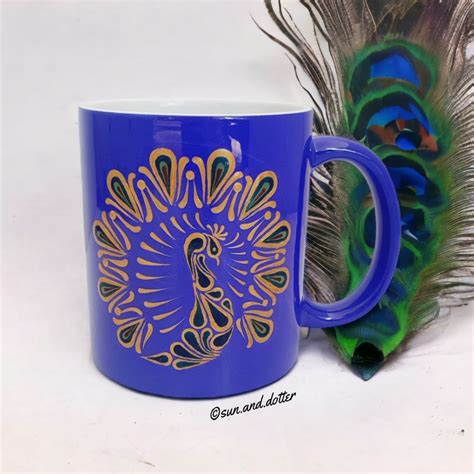 Peacock Magic Mug - Sun and Dotter