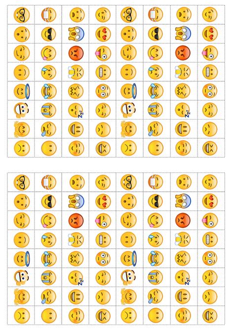 Free Printable Emoji Stickers