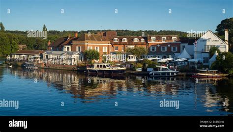 The compleat Angler Hotel on the Thames by Marlow Bridge at Marlow ...