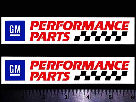 GM Performance Parts Set of 2 Original Vintage Racing Decal/stickers CHEVY OLDS - Etsy