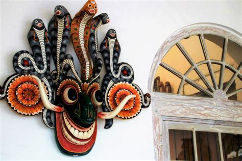 Masks are deeply connected to Sri Lankan folk-lore, and takes on a functional role where they ...