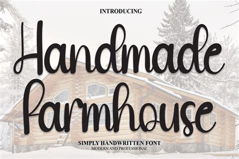 Handmade Farmhouse Font | dafont.com