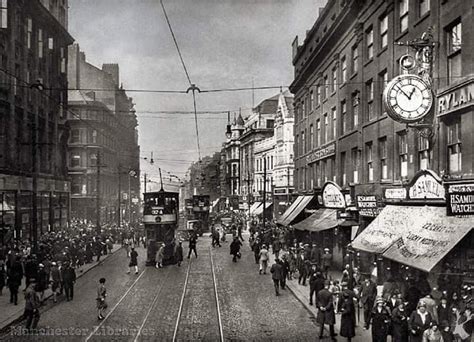 Market Street Manchester 1930 | Manchester england, Manchester, Greater ...