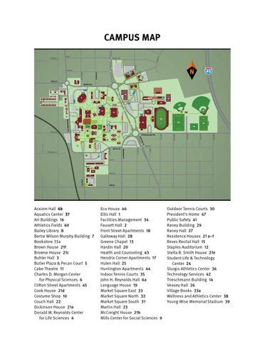 Hendrix College Campus Map