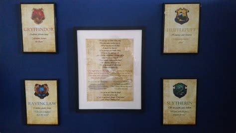 Harry Potter House mottos and sorting hat poem bundle | Etsy