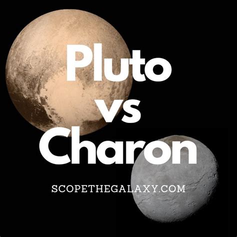 Pluto vs Charon (How Are They Different?) | Scope The Galaxy