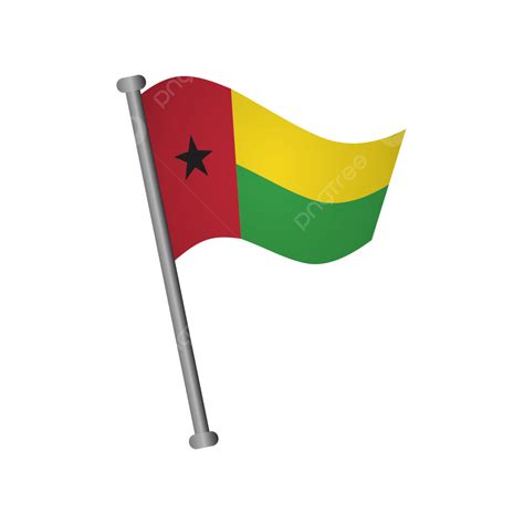 Guinea Bissau Flag, Guinea Bissau, Flag, Country PNG and Vector with ...