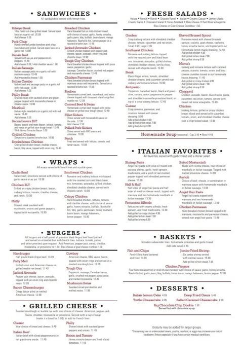 Menu | Sammy's Pizza