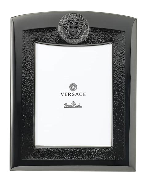 Versace VHF7 Picture Frame in Black, 6x8 | Neiman Marcus