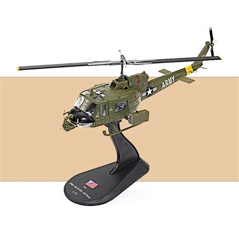 1:72 Scale Diecast Military plane Models Die cast Bell UH 1B Iroquois ...