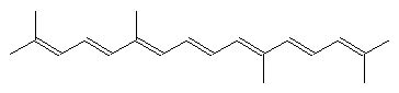 beta-carotene structure