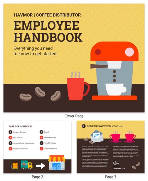 How to Write an Employee Handbook [Examples + Tips] - Venngage