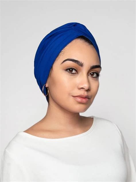 Royal Blue Classic Tam Wrap in 2022 | Head wraps, Head wraps for women, Turban headwrap