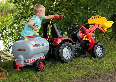 Rolly Toys rollyTanker Kipper Trailer silber Spielzeug Tretfahrzeuge ...