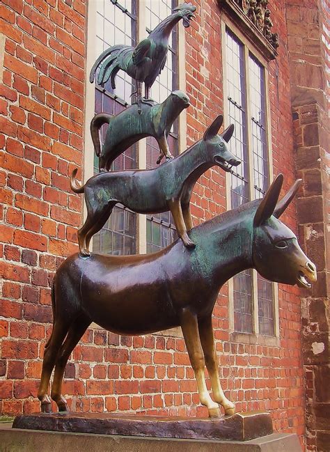 The Town Musicians Statue in Bremen, Germany | The Town Musi… | Flickr