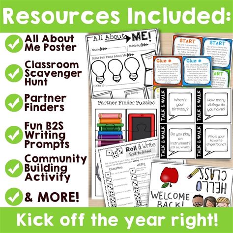 First Day of School Planner, Checklist, and Welcome Back Activities — THE CLASSROOM NOOK