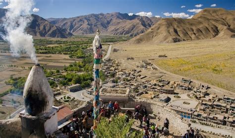 Premium Photo | View from the yungbulakang palace tibet