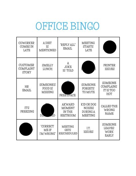 Office Bingo - A Fun Icebreaker Game for Work!