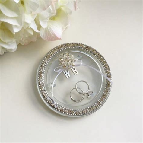 Wedding Ring Dish / Rustic Wedding Ring Holder / Ring Bearer Dish / Personalized Ring Bearer ...