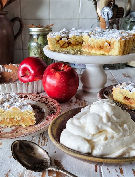 Salted Bourbon Caramel Apple Crostata | The Lemon Apron