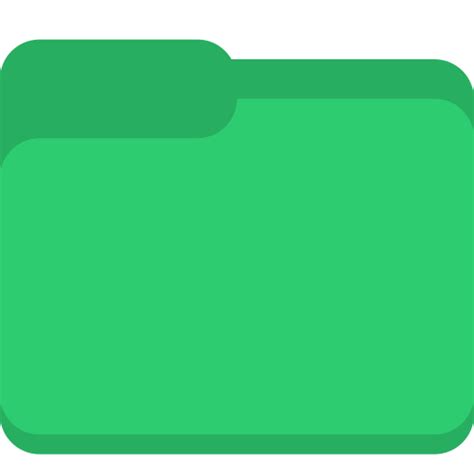 Folder-green Green Folder Icon Png Free Transparent PNG Clipart Images ...